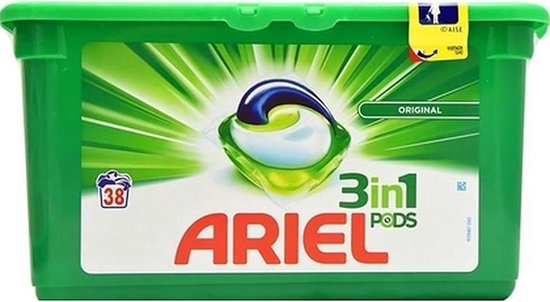 Ariel 3 in 1 Pods – Regular 38 pods - 3 stuks | bol.com