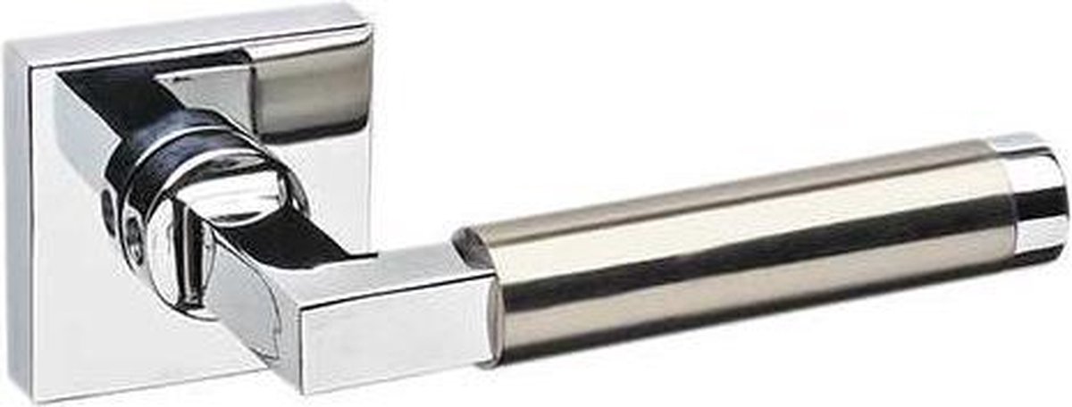 Krukgarnituur LUBI chroom/mat nikkel WC 8mm