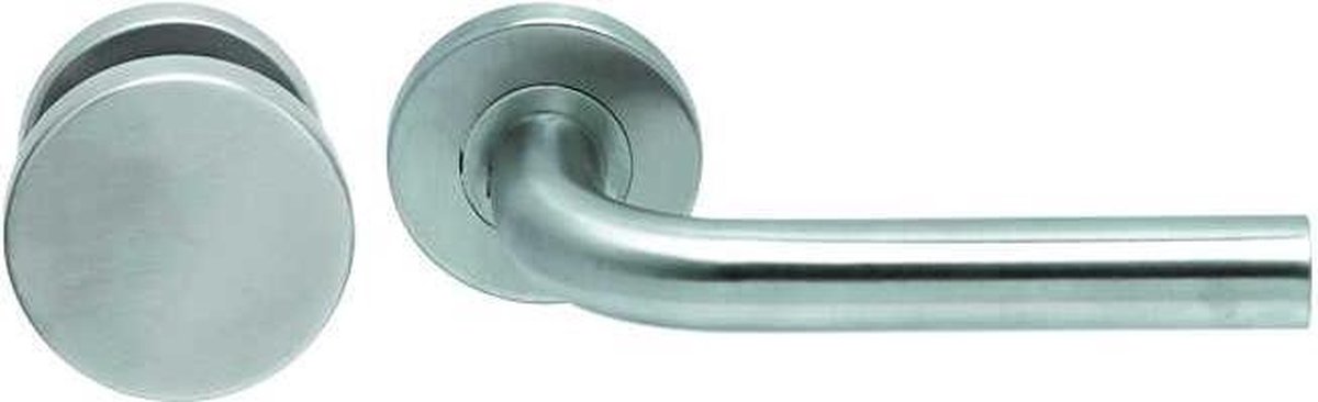 Knop/krukgarnituur BODA DIN-R PL KL4 rvs mat PC