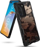 Ringke Fusion X Huawei P40 Pro Hoesje met Camo Design Zwart