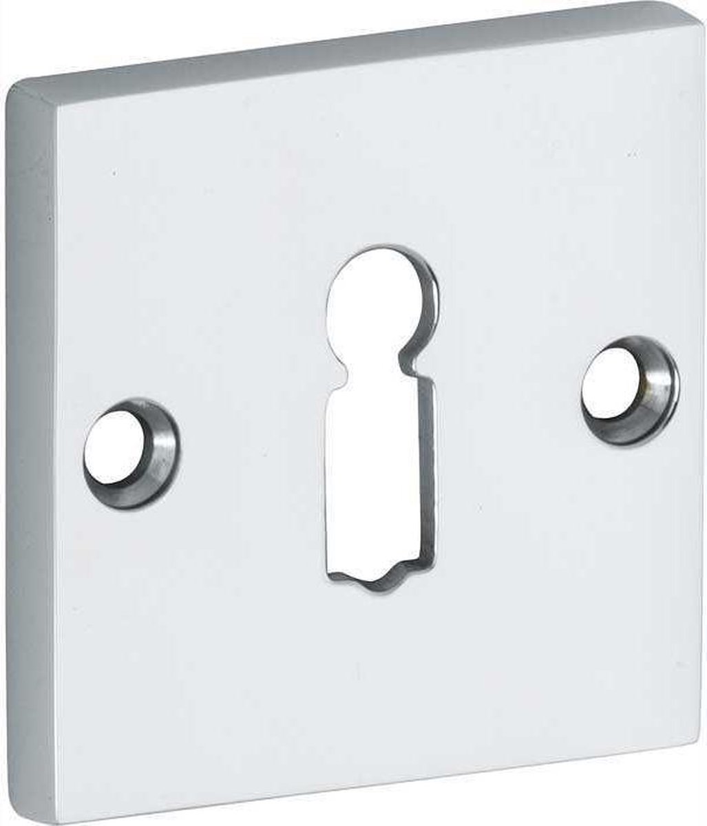 Sleutelrozet Bauhaus BB glans chroom