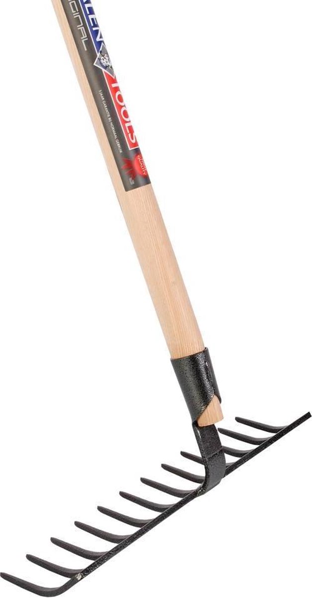 Talen Tools - Tuinhark - Gesmeed - Professioneel - 12 tanden - Essenhouten steel - 160 cm van Talen Tools — afbeelding 4