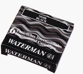 Waterman Inktpatronen Zwart, 6 stuks