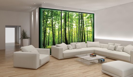 Photomural vert, revêtement mural