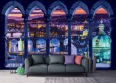 City View By Night Photo Wallcovering