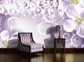 Flowers Abstract Nature Photo Wallcovering