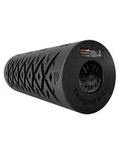 Pulseroll Vibrerende Foam Roller Pro met 5 Tril standen - Zwarte Massage Roller 38 cm incl. Draagtas en Afstandsbediening