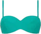 Cyell Rib Esmerald Bikini Top Voorgevormde cups en beugel Groen 38 D