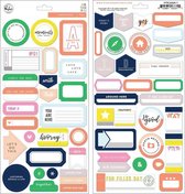 PinkFresh: The Mix No. 2 Cardstock Stickers 56/Pkg
