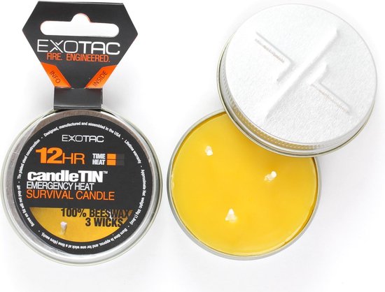 Exotac - Nano Candle Tin - 12 hr