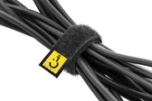 Klittenband / Velcro Kabelbinders 6 delige set - Zwart - Kwaliteit