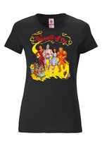 Logoshirt Vrouwen T-shirt Yellow Brick Road - Wizard Of Oz - Shirt met ronde hals van Logoshirt - zwart
