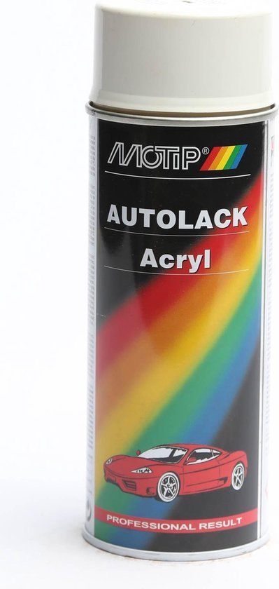 Motip 45360 - Peinture de voiture en bombe - Wit - 400ml
