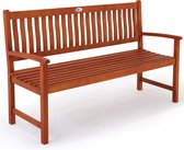 Banc de jardin Deuba Maxima bois d'eucalyptus 152x55x90cm certifié FSC