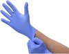 Wegwerphandschoen Nitril Handschoenen Wegwerp < Latex vrij > 100 St Blauw - Large