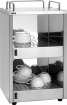 SARO Kopjes verwarmer, RVS, 48 kopjes, thermostaat, 2 jaar garantie, professioneel model ATHOS