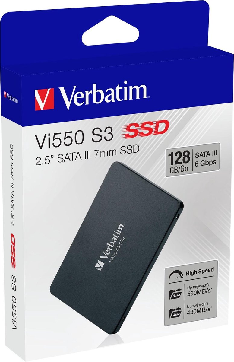 Hard Drive Verbatim VI550 S3 128 GB SSD