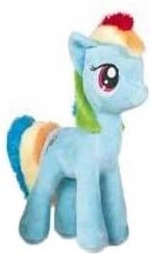Pluche blauwe My Little Pony Rainbow Dash knuffel 30 cm speelgoed - Pony/paarden...  | bol.com