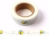 Blije bijtjes washi tape | 15mm x 10m