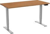 Zit-sta bureau elektrisch 2 motorig 160 x 80|Havanna |Aluminium frame