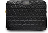 Guess Quilted Laptop Sleeve voor Laptops t/m 13 inch - Zwart