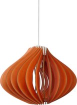 wodewa moderne hanglamp houten plafondlamp VENTUS rode LED E27 duurzame plafondlamp berkenhout houten lamp in hoogte verstelbare hanglamp