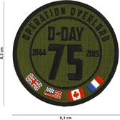 Embleem D-Day 75 Years stof