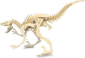 Bouwpakket 3D Puzzel Dinosaurus Velociraptor - hout