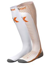 Knapman Ultra Strong Compressiekousen | Herstel- en Reiskousen | Wit | Maat L