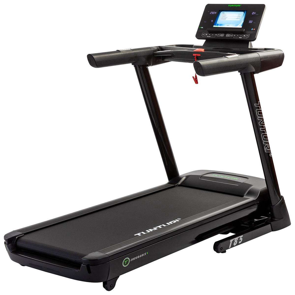 Tunturi T85 Loopband Endurance Inklapbaar - Hardloopband met 44 trainingsprogramma's - LED Monitor - 0,5 - 16 km/u