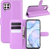 Book Case - Huawei P40 Lite Hoesje - Paars