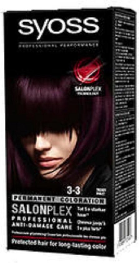 Syoss Salonplex Coloration Dunkel violett 3-3 | bol.com