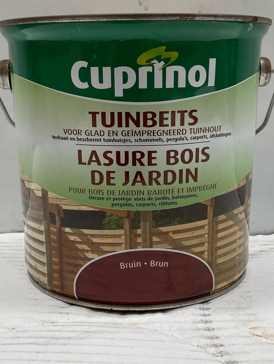 Eerlijk reguleren Begunstigde Cuprinol tuinbeits-Verfraait en beschermt tuinhuisjes -"Bruin" 2.5l |  bol.com