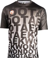 Sneldrogend sportshirt TAEKWONDO Nihon | zwart-grijs - Product Kleur: Grijs / Product Maat: XL