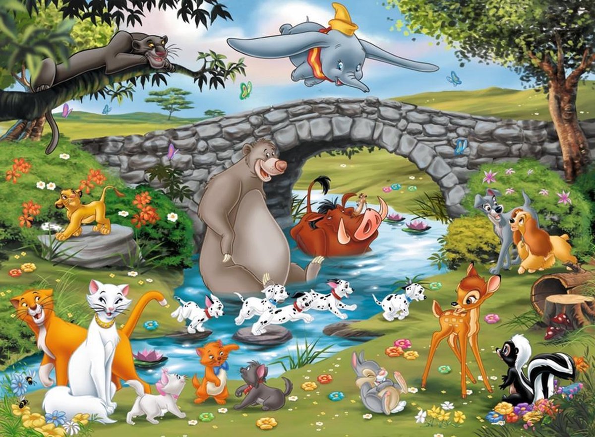 Ravensburger puzzel Disney Familie Animal Friends - Legpuzzel - 100 stukjes — afbeelding 6