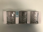 Excellent Houseware - 3 tumbler glazen