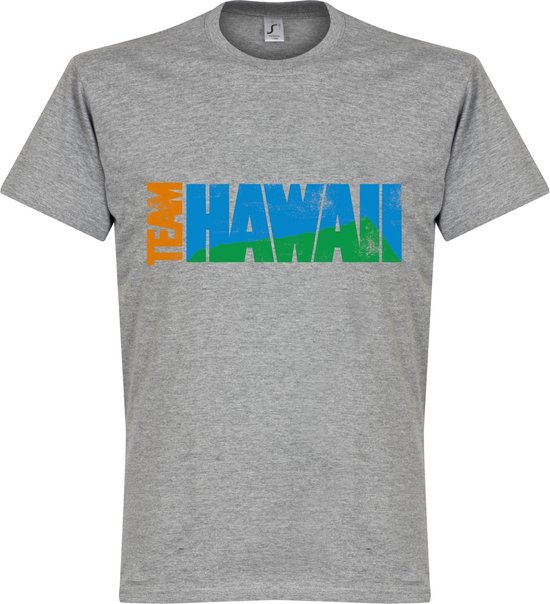 Team Hawaii T-Shirt - Grijs - XL