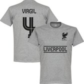 Liverpool Virgil 4 Team T-Shirt - Grijs - 3XL