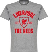 Liverpool Established T-Shirt - Grijs - XXXXL