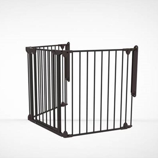 Noma Configure gate Veiligheidshekje - 3 panelen - 64 t/m 197,5 cm - Zwart  | bol