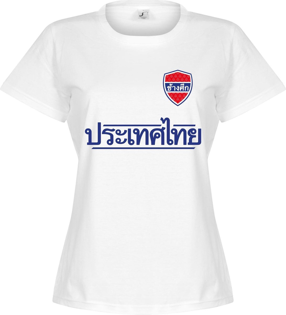 Thailand Team Dames T-Shirt - Wit - M