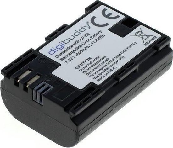 Digibuddy batterie Canon LP-E6 (y compris pour le Canon EOS 5D Mark II / 5D  Mark III /... | bol.com