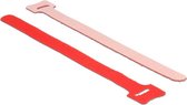 Kabelbinder Delock klittenband 200mm 10Stk rood