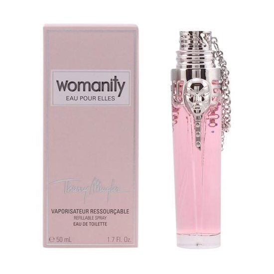 T.Mugler Womanity pour elles 50ml eau de toilette refillable