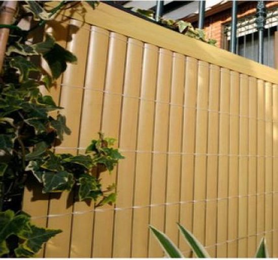 uitvoeren Teken een foto naald Intergard Tuinscherm pvc tuinafscheiding bamboe 2x5m | bol.com