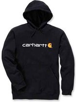 Carhartt Sweatshirt Signature Logo Midweight Sweatshirt Black-XXL