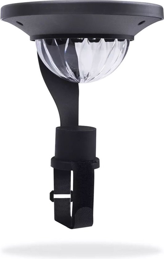 Ranex - LED Solar Balkonverlichting - Zwart