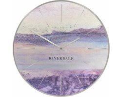Riverdale Wandklok Brixton metallic 50cm