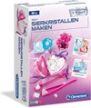 foto van Clementoni Wetenschap & Spel - Zelf Sierkristallen Maken - Experimenteerdoos - Sieraden met Eigen Gemaakte Kristallen - 8+ Jaar
