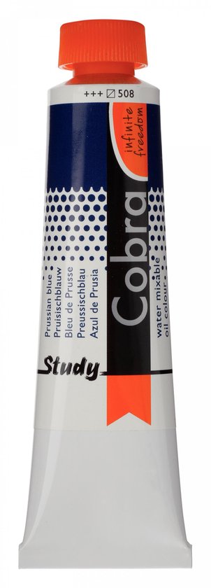 Cobra Study Olieverf 40ml | Prussian Blue (508)